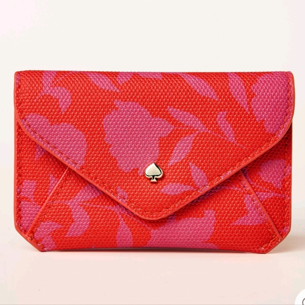 Classic Rose Envelope Card Case - kate spade new york x Target Pink/Red